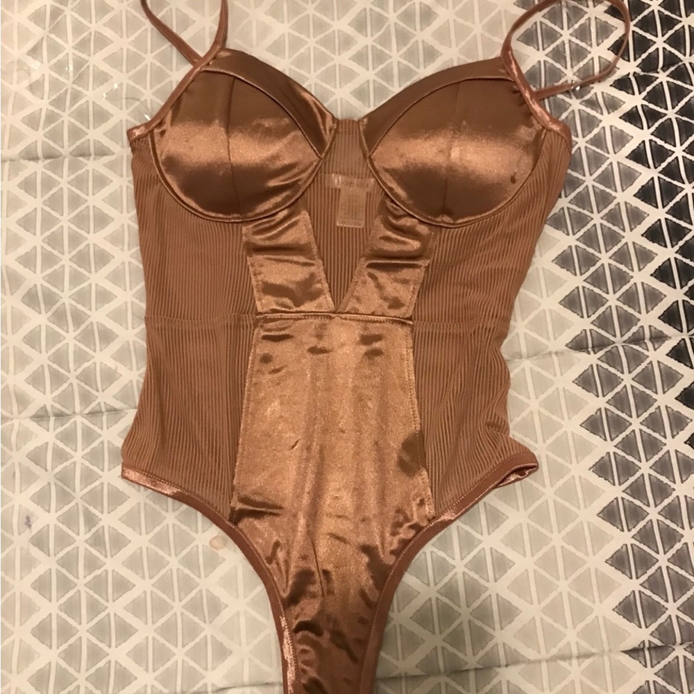Body suit  light brown size medium